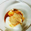 taako1552's cooksnap of when they made ヨーグルトにはちみつきな粉ﾌﾟﾗｽ黒蜜.