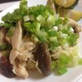 ゆこっぴ☆'s cooksnap of when they made ささ身としいたけのカボ酢味噌和え.