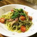 leo7ruby's cooksnap of when they made 実践報告、本格ジェノベーゼソース.