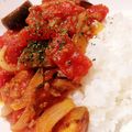 ごんたみん's cooksnap of when they made ナスとチキンのトマトカレー.