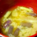 acobell's cooksnap of when they made ミョウガと茄子のみそ汁.