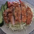 RED777's cooksnap of when they made ひと工夫で、びっくり豚カツ.