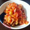gggTERRA's cooksnap of when they made 鶏手羽ときのこと大豆のトマト煮.