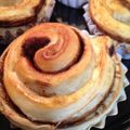 Rave999999's cooksnap of when they made チョコ渦巻きパン.