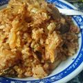 ひつじ1022's cooksnap of when they made キムチ納豆チャーハン☺.