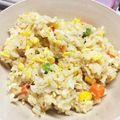 ゆるゆるー・・・'s cooksnap of when they made ★残りご飯で★まるかつちりめんチャーハン.