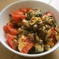 きらり流れ星's cooksnap of when they made ひじきとトマトの卵炒め.