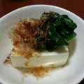 あよりもか's cooksnap of when they made モロヘイヤの冷奴かけ.