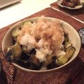 caitanya's cooksnap of when they made ご飯がすすむ！揚げなすと鶏の大根ポン酢.