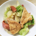 meguKum's cooksnap of when they made 簡単、キャベツと油揚げのウマウマ煮.