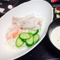 みさお☻'s cooksnap of when they made 冷しゃぶのゆずぶっかけうどん.