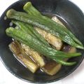 まこ太郎's cooksnap of when they made 茄子とオクラの煮物.