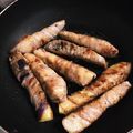 まゆみこ☆'s cooksnap of when they made 茄子の肉巻き生姜焼き.