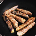 まゆみこ☆'s cooksnap of when they made 茄子の肉巻き生姜焼き.