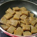 Cookingmam's cooksnap of when they made ＊にんにく醤油でおつまみ蒟蒻＊.