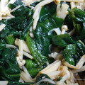 もちもち☆彡's cooksnap of when they made ほうれん草とエノキのおひたし.