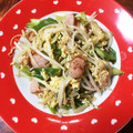 ♪ゆかたん♡'s cooksnap of when they made すぐ出来☆もやしとピーマンの卵とじ.