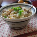 エキセントリック舞's cooksnap of when they made 鶏肉と舞茸の炊き込みごはん.