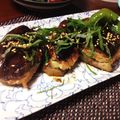 はにわー's cooksnap of when they made なすのはさみ焼き☆照り焼き味.