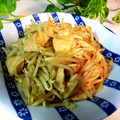 kurukurumin's cooksnap of when they made チキンともやしの☆エスニック風炒め♪♪.