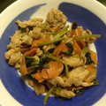 あいぼんｗ's cooksnap of when they made 簡単10分で完成！小松菜と豚肉の生姜炒め.