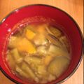 へもじ〜☆'s cooksnap of when they made 夏が来た☀茗荷と南瓜・玉ねぎのお味噌汁.