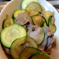 ぺったんこ3's cooksnap of when they made 簡単♪豚肉とズッキーニ(なす)の炒め物.