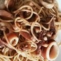 がびやん's cooksnap of when they made イカの沖漬け風でペペロンチーノ♪.