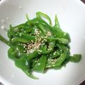 ゆなほむcrea's cooksnap of when they made 超簡単！茹でピーマンの塩麹和え♬.