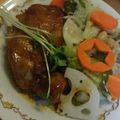 ★ゆりこじ★'s cooksnap of when they made お酢で食欲増す♡黒酢照り焼きチキン.
