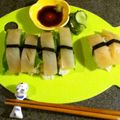 空そら風ふう's cooksnap of when they made 節約ダイエット！こんにゃくのにぎり寿司.