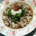 もぐ・ω・くま's cooksnap of when they made さっぱり！梅おろしそば.
