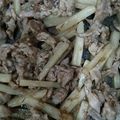 くまたんゆっかー's cooksnap of when they made ❁絶品とろサク！山芋とお肉の炒め物❁.