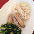 xMARILYNx's cooksnap of when they made 塩にんにくで～ 海南チキンライス風鶏ご飯.