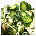 あきこ0320's cooksnap of when they made えのきとキュウリのさっぱり青じそ.