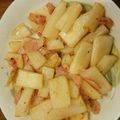 チビっこ大好き's cooksnap of when they made 簡単一品☆長芋ベーコン炒め.
