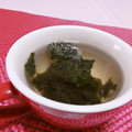 赤い電話's cooksnap of when they made 即席！簡単！焼き海苔の和風スープ.