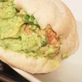 sorapapipu's cooksnap of when they made お家deわさマヨ醤油の海老アボカドサンド.