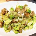 natume00's cooksnap of when they made 鶏肉とアボカドのねぎマヨポン炒め.