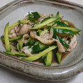 美夕姫's cooksnap of when they made ✿鶏皮ときゅうりの酢の物✿.