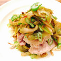 kaokaofood's cooksnap of when they made 豚肉とザーサイの炒めもの.