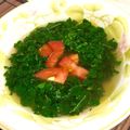 hirokyon2's cooksnap of when they made モロヘイヤとトマトの冷たいスープ☆.