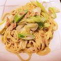 まなみん0608's cooksnap of when they made 簡単！オイマヨねぎパスタ.