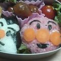wtpmj5411's cooksnap of when they made 簡単キャラ弁☆アンパンマン＆バイキンマン.