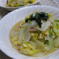 ともこキッチン's cooksnap of when they made 白菜のしょうが煮込み、ふわとろたまごで♪.