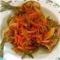 ＊らず＊'s cooksnap of when they made 揚げないさんまの南蛮漬け.