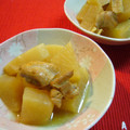 ひなパンダ's cooksnap of when they made 我が家の味　大根と鶏肉の煮物.