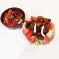 なべぴよ's cooksnap of when they made 味付鶏肉とトマトのソテー丼.