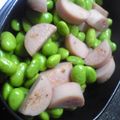 あやこ６１'s cooksnap of when they made お弁当に☆枝豆と魚肉ソーセージのマヨ炒め.