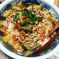☆まさみん☆'s cooksnap of when they made 茄子トマトの合挽肉ぶっかけそうめん.